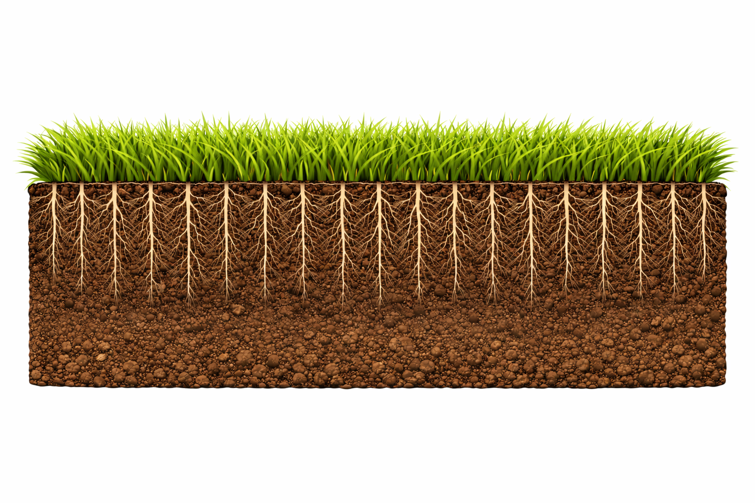 Deep root zone illustration